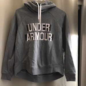 Under Armour Grey Cowl Neck Hoodie. Size S.